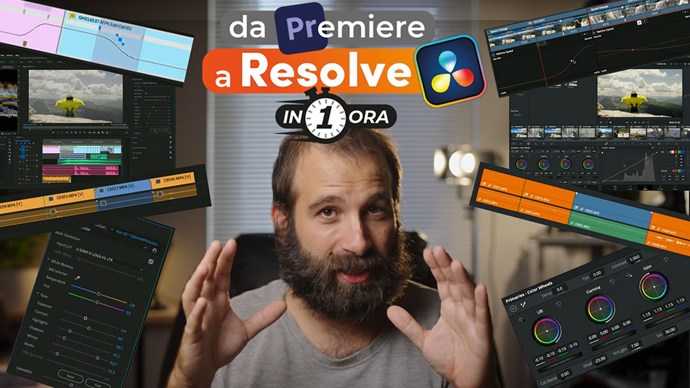 Corso da Premiere a Resolve in 1 ora
